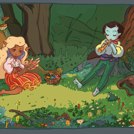 Отдых в лесу