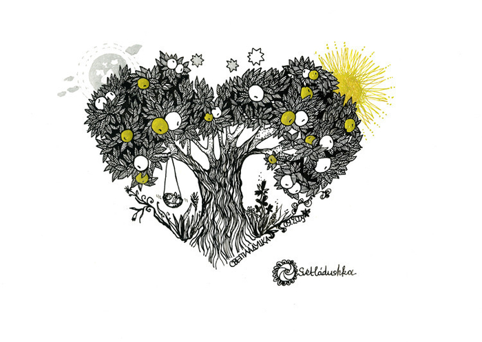 Сердечная Яблонька