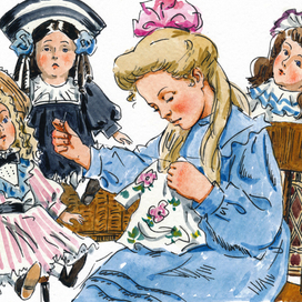 иллюстрация к произведению Марии Толмачовой "Как жила Тася"