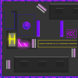 футуристическое игровое поле