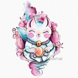 Японский кот