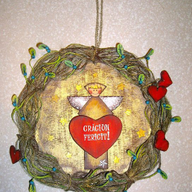 Рождественские украшения ручной работы