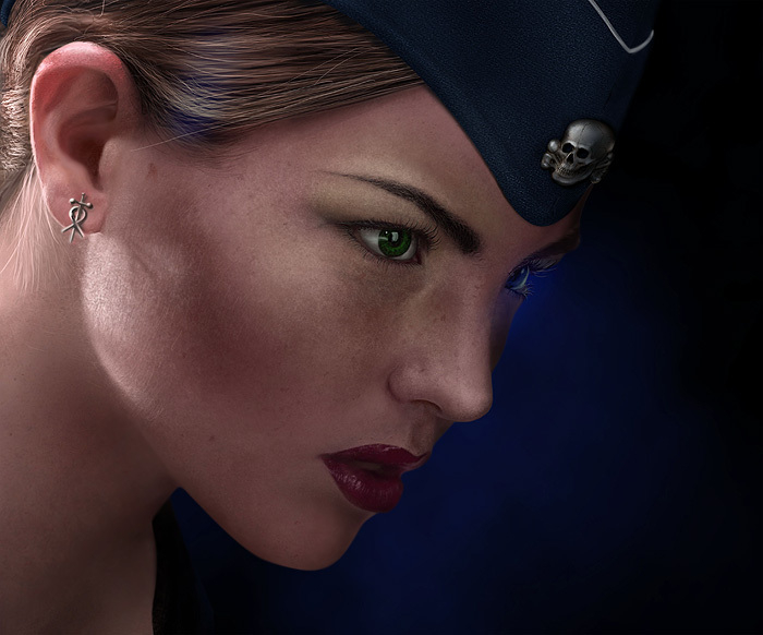 Лицо девушки