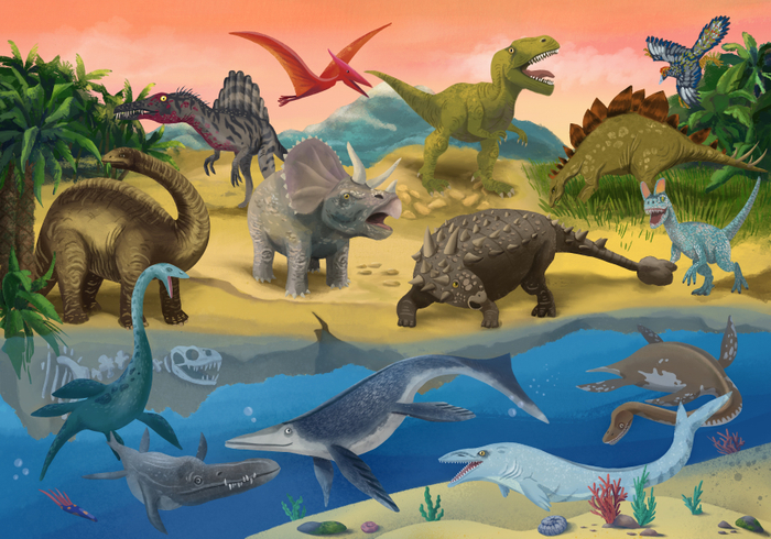 Мир динозавров