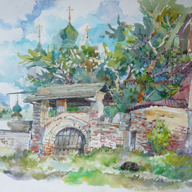 Великий Устюг.Троице-Глединский монастырь.