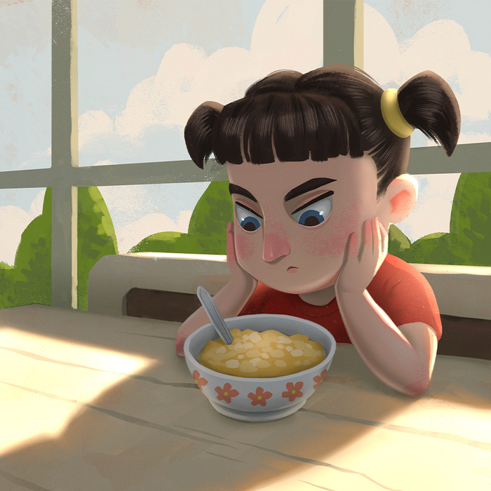 Утро перед детским садом 