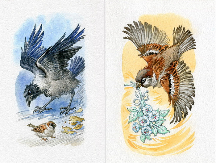 К.Паустовский "Растрепанный воробей" 4