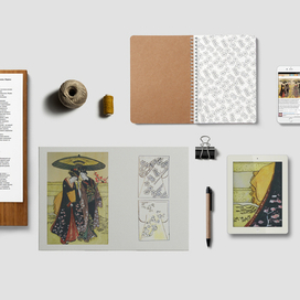 Мужской и женский костюм Японии 17 века. Период Эдо.