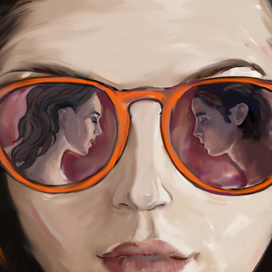 портет и миша