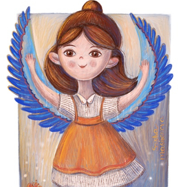 Девочка с крыльями