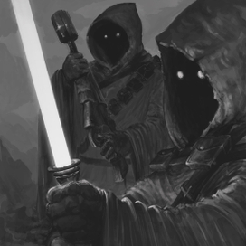 Кое-кто нашёл световой меч 