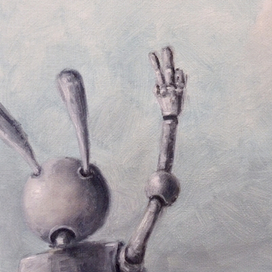 Этюд маслом "Запуск"