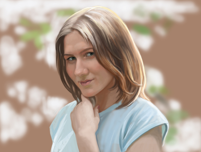 портрет племянницы