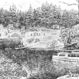 На базе отдыха