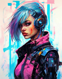 Киберпанк, компьютерная графика 