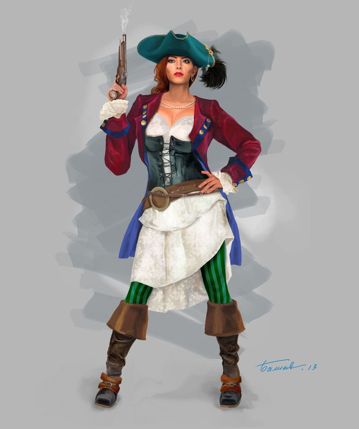 Пират. Концепт игрового персонажа#6