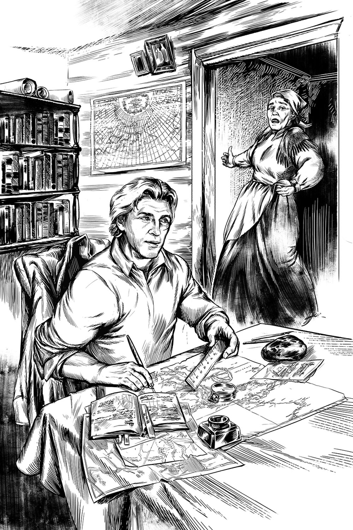 Иллюстрация к роману С.Н. Маркова "Юконский ворон"