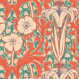 Лилии и анемоны