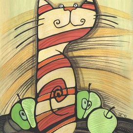 яблочный кот