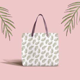 Тропический паттерн для печати на любых поверхностях