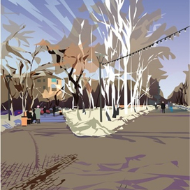 Весна в городе