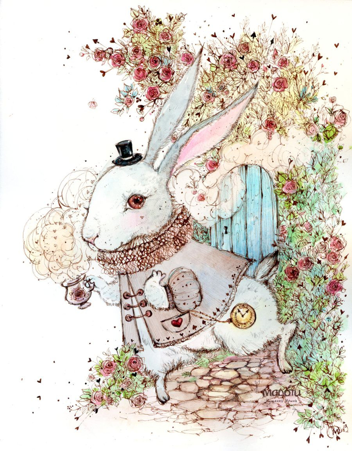 Белый кролик 