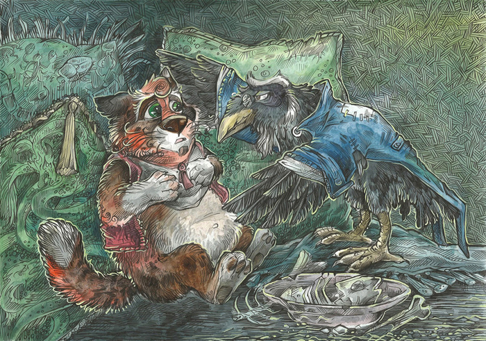 Ворон Якоб и Кот Мориц • Волшебный пунш • Михаэль Энде