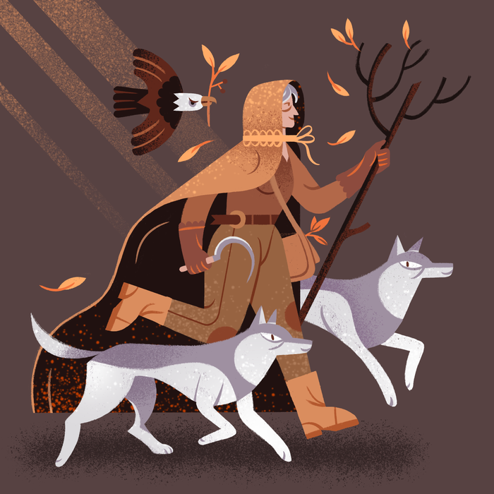 Путешественница-травница | Дизайн персонажа