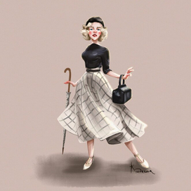 Девушка из 40х 