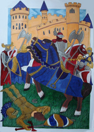 Оттого что в кузнице не было гвоздя