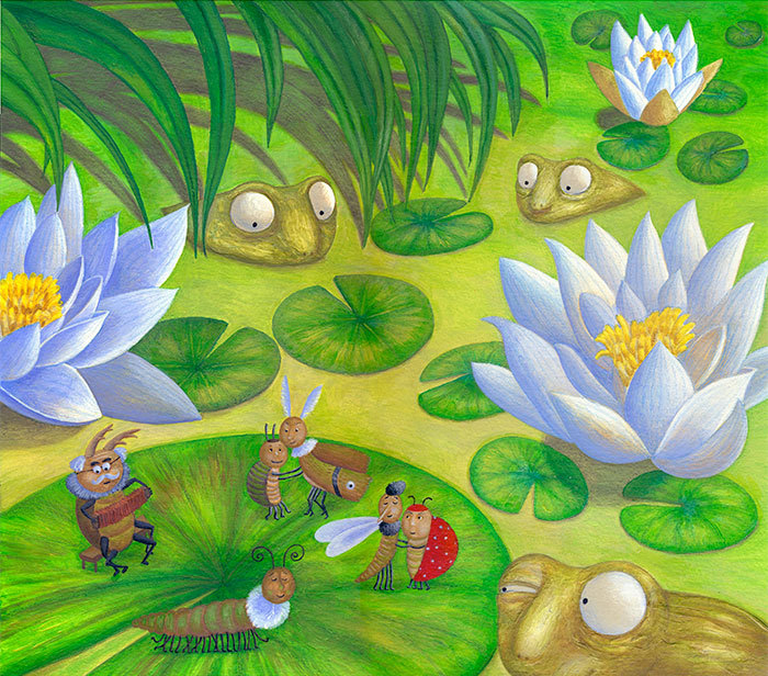 Танцы на пруду