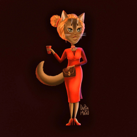 Кошка-секретарь