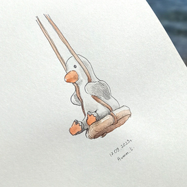 Акварельные скетчи