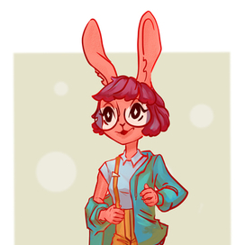 Розовая Зайка