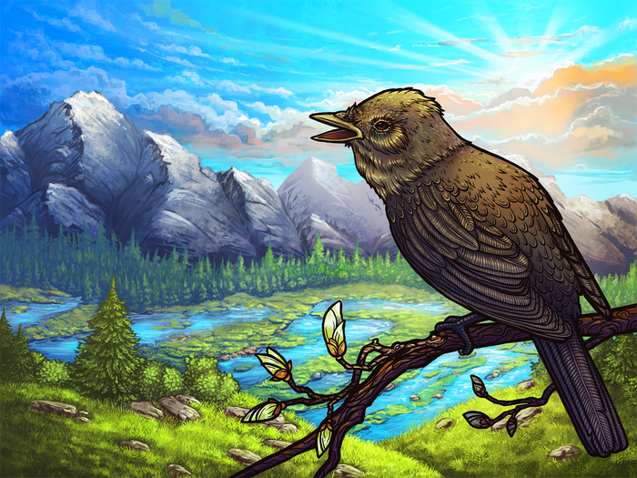 Гонимы вешними лучами...