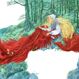 Иллюстрация к книге "Плащ Тролля" Анны Валенберг