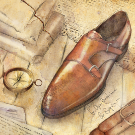 5/5 иллюстрация к статье о мужской обуви для Esquire.ru