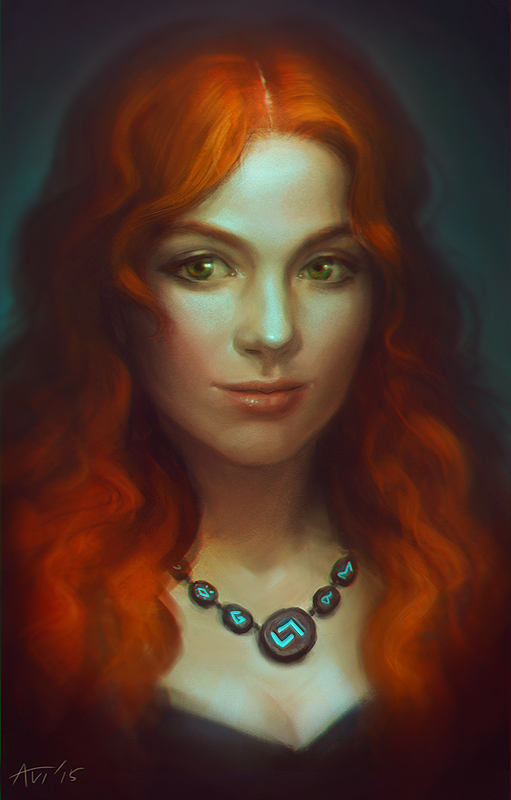 Рыжеволосая