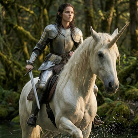 Купание с единорогом