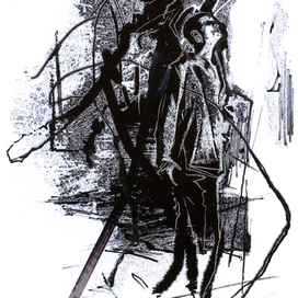  Mikhail Bulgakov's "Master and Margarita". illustration.