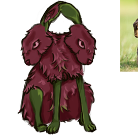 Скетч для будущей иллюстрации из подборки "Животные"