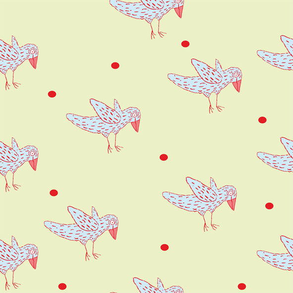 Птички, бесшовная текстура