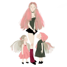 А у мамы маникюр!