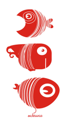 красные рыбки