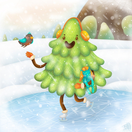 Зимняя ёлочка