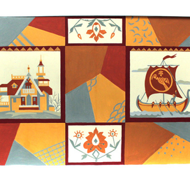 Форзац к сказке М.Коргуева "Три сына"