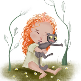 Illustration of a girl 