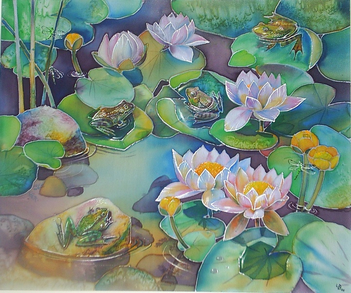 Лягушки и лилии