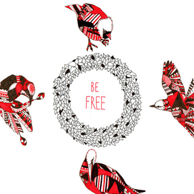 Птицы в графике 