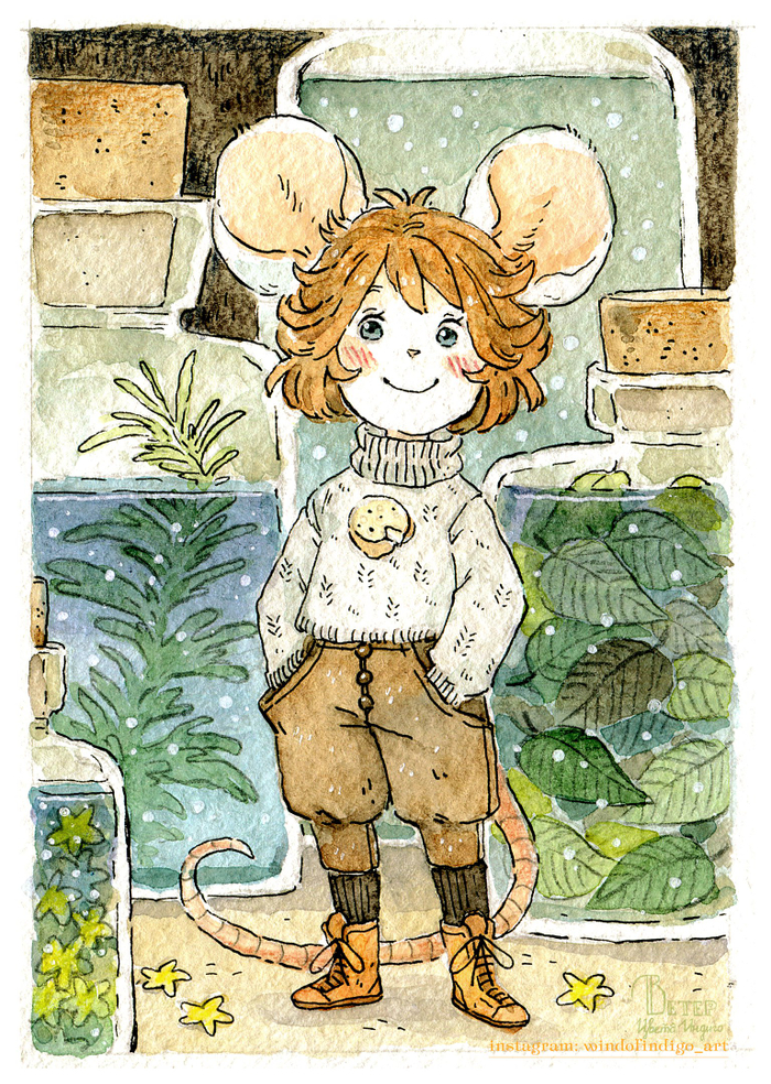 Мышка на кухне